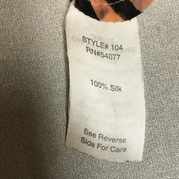 Cabi #104‎ Pink Brown Silk Sleeveless Top XS - Picture 5 of 6